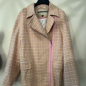 TOPSHOP pink coat